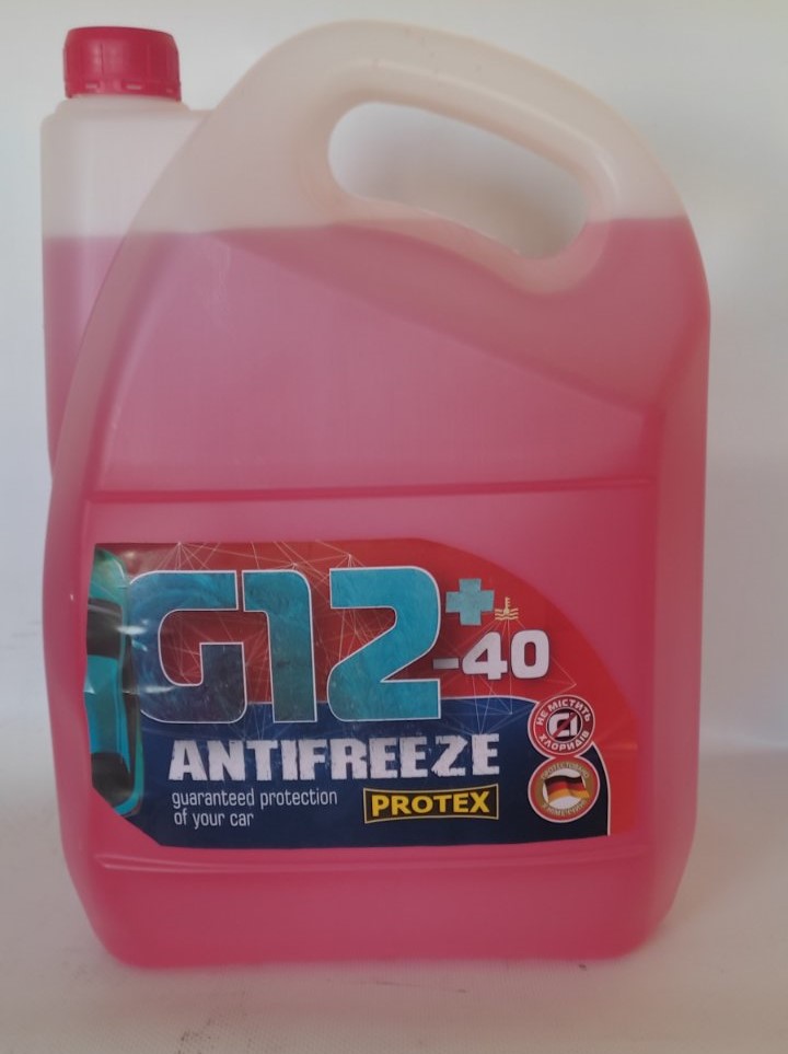 Антифриз -40 (G12+) червоний ТМ PROTEX пе (9,60кг)